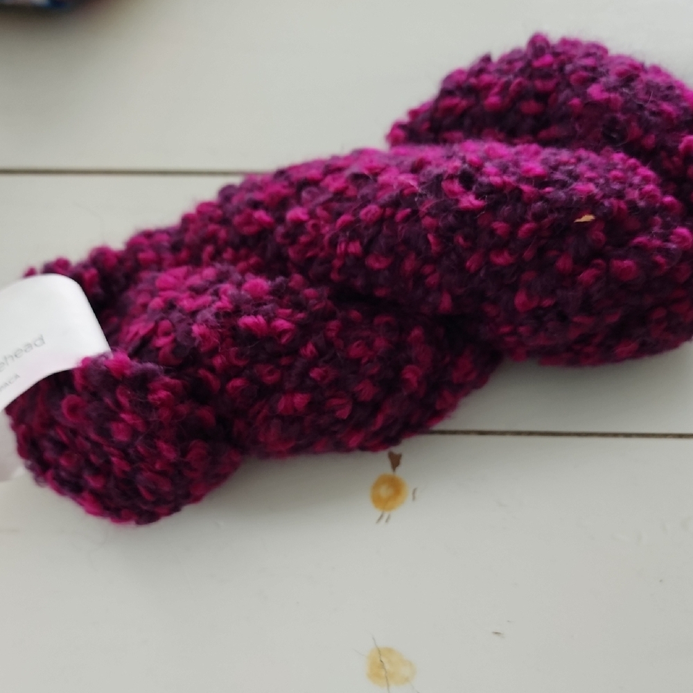 Plush Purple Knit Throw Blanket